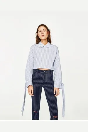 Jegging taille haute Jeans pour Femme chez Zara FASHIOLA.fr