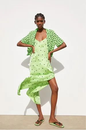 Pois Robes pour Femme chez Zara FASHIOLA.fr