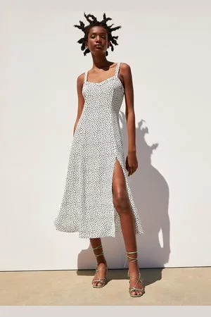 Zara robe courte online à pois