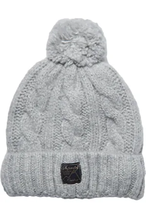 Superdry Bonnet Torsade Tweed Femme