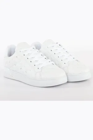 Guess Basket Reea logo appliqué sneaker Femme