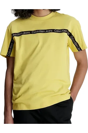 Calvin Klein T shirt Classic logo color line Homme