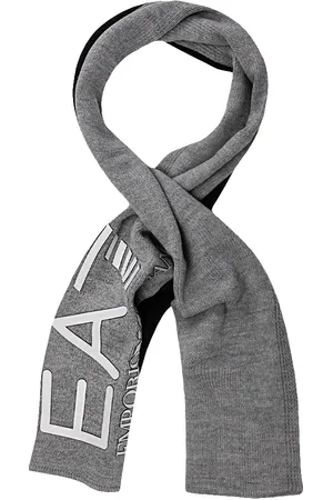 EA7 Echarpe Original logo relief Homme
